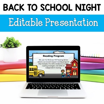 Open House PowerPoint: Meet the Teacher Night (Country Schoolhouse Design)
