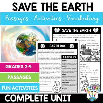 Save Our Earth! Earth Day Activity Pack