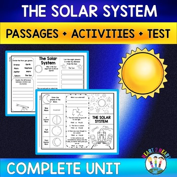 Let’s Explore Our Solar System Activity Pack