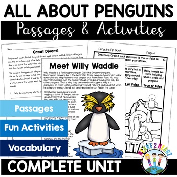 Waddle This Way to Learn All About Penguins Activity Pack