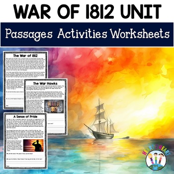 War of 1812 Activity Pack with James Madison, Dolley Madison, & Andrew Jackson