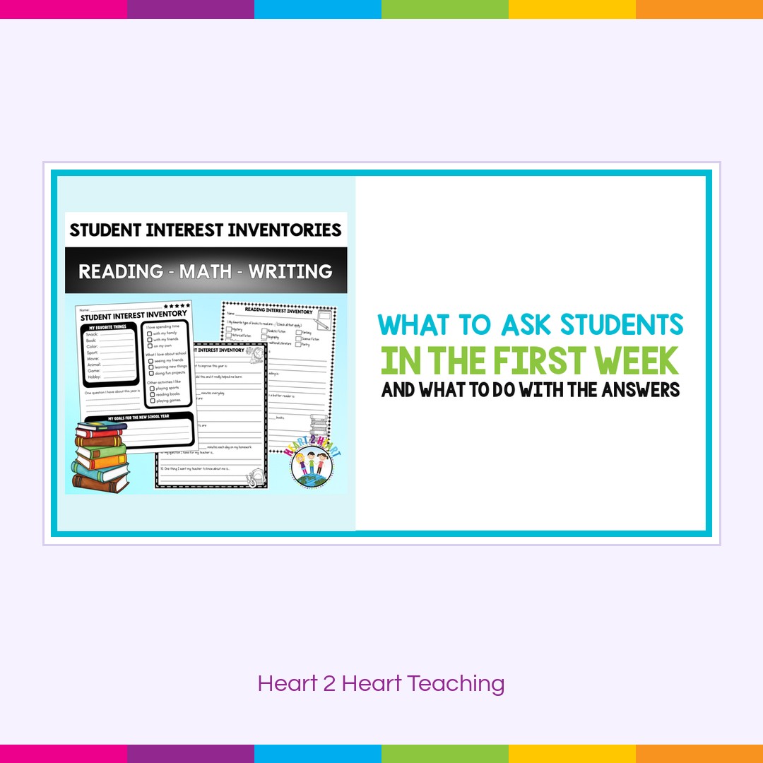 What to Ask Students in the First Week (and What to Do With Their Answers)